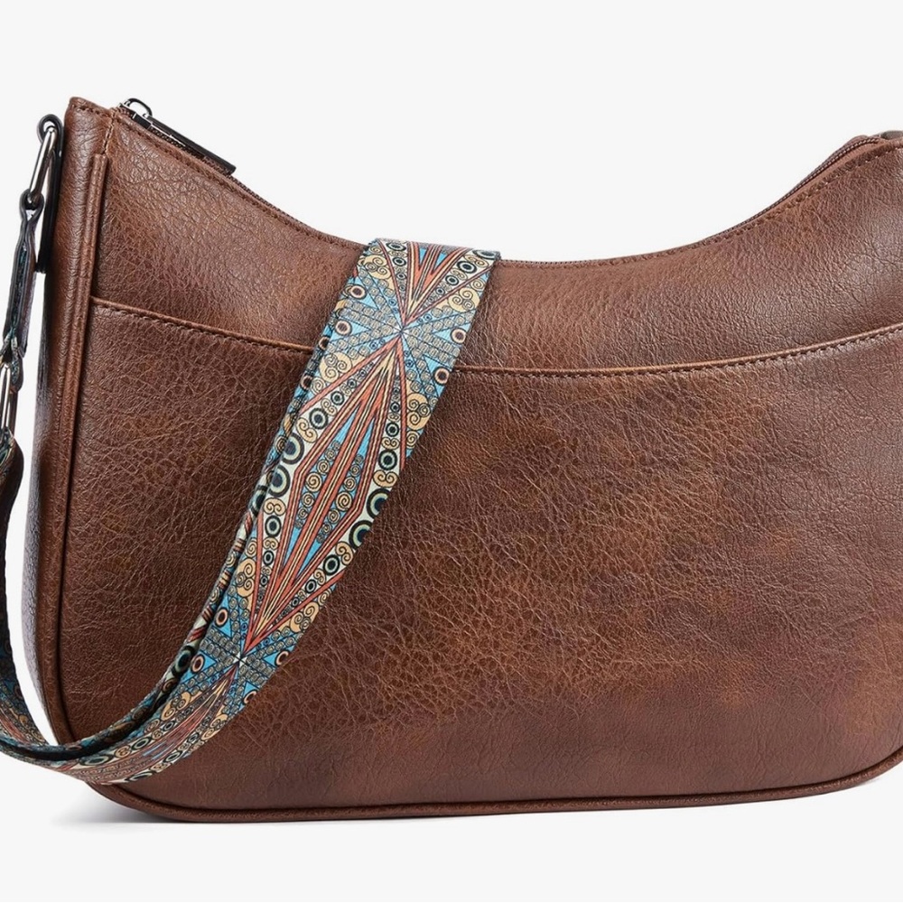 Brown Leather Shoulder Bag